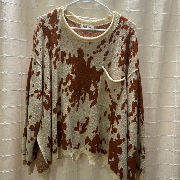 “Cowprint” Sweater - Picture 1 of 5